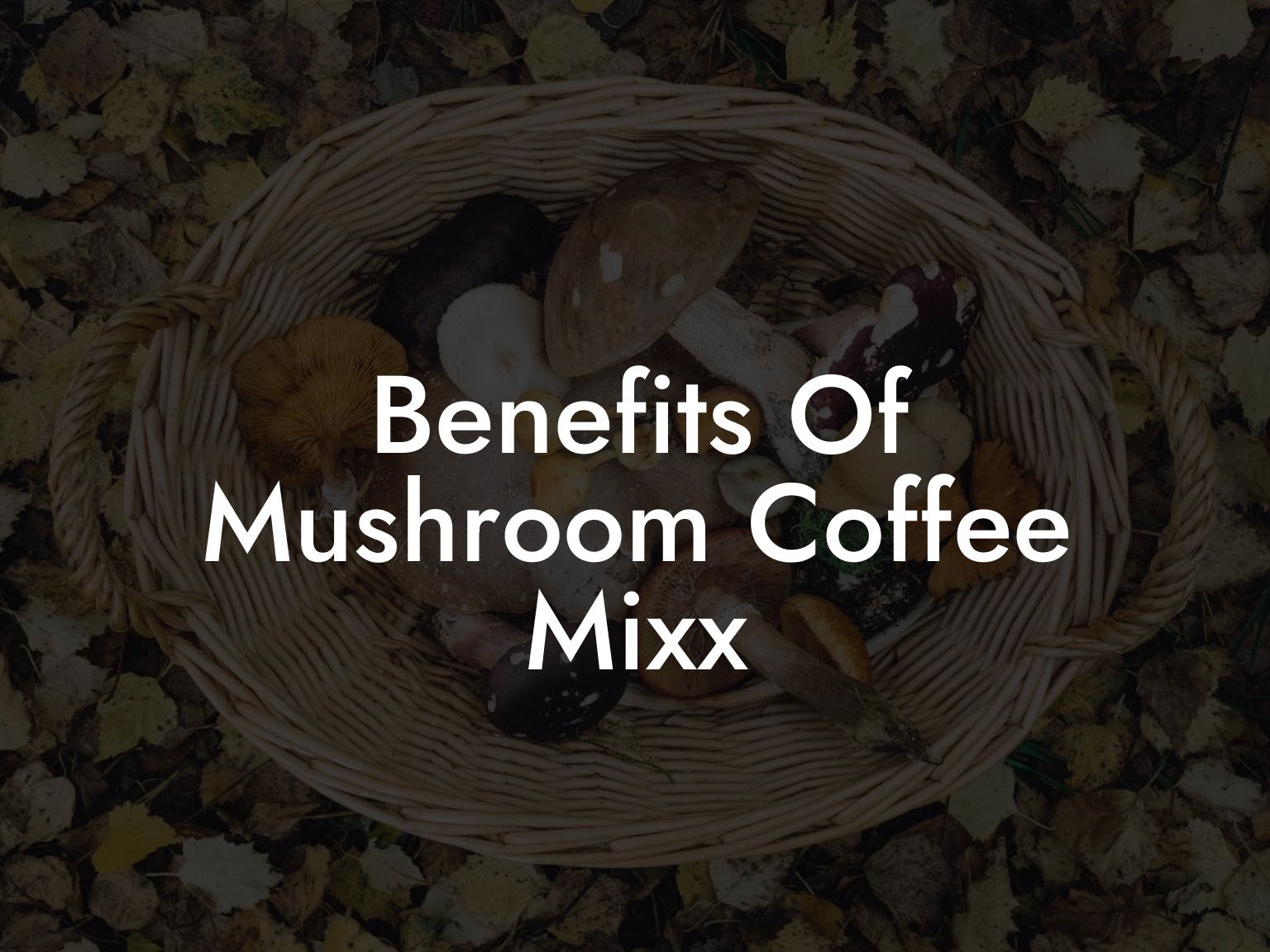 Benefits Of Mushroom Coffee Mixx