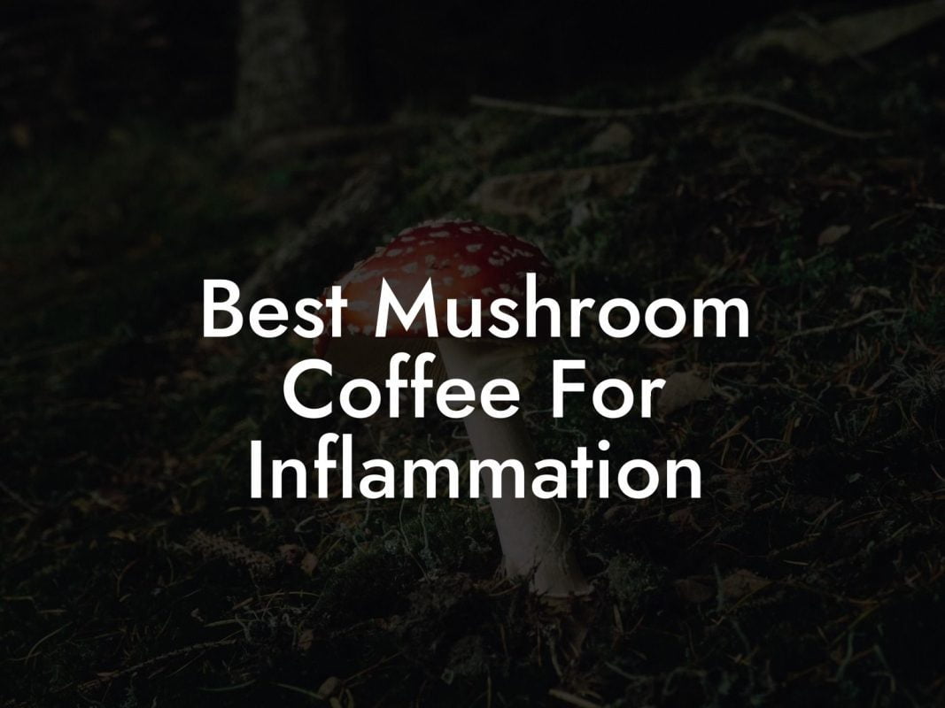 Best Mushroom Coffee For Inflammation