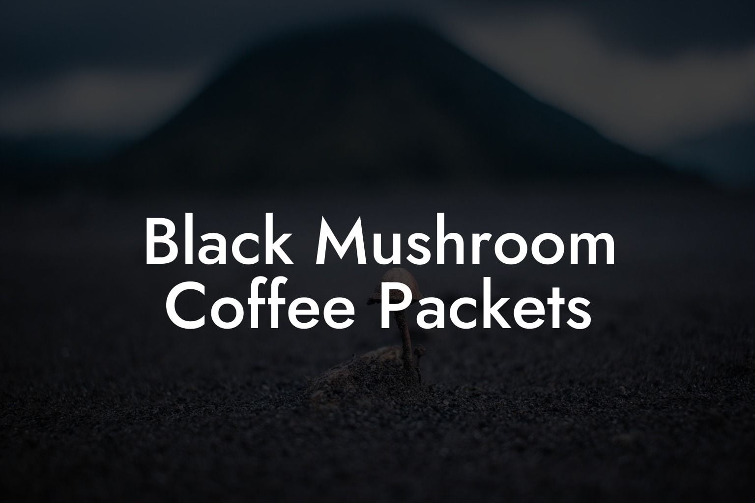 Black Mushroom Coffee Packets