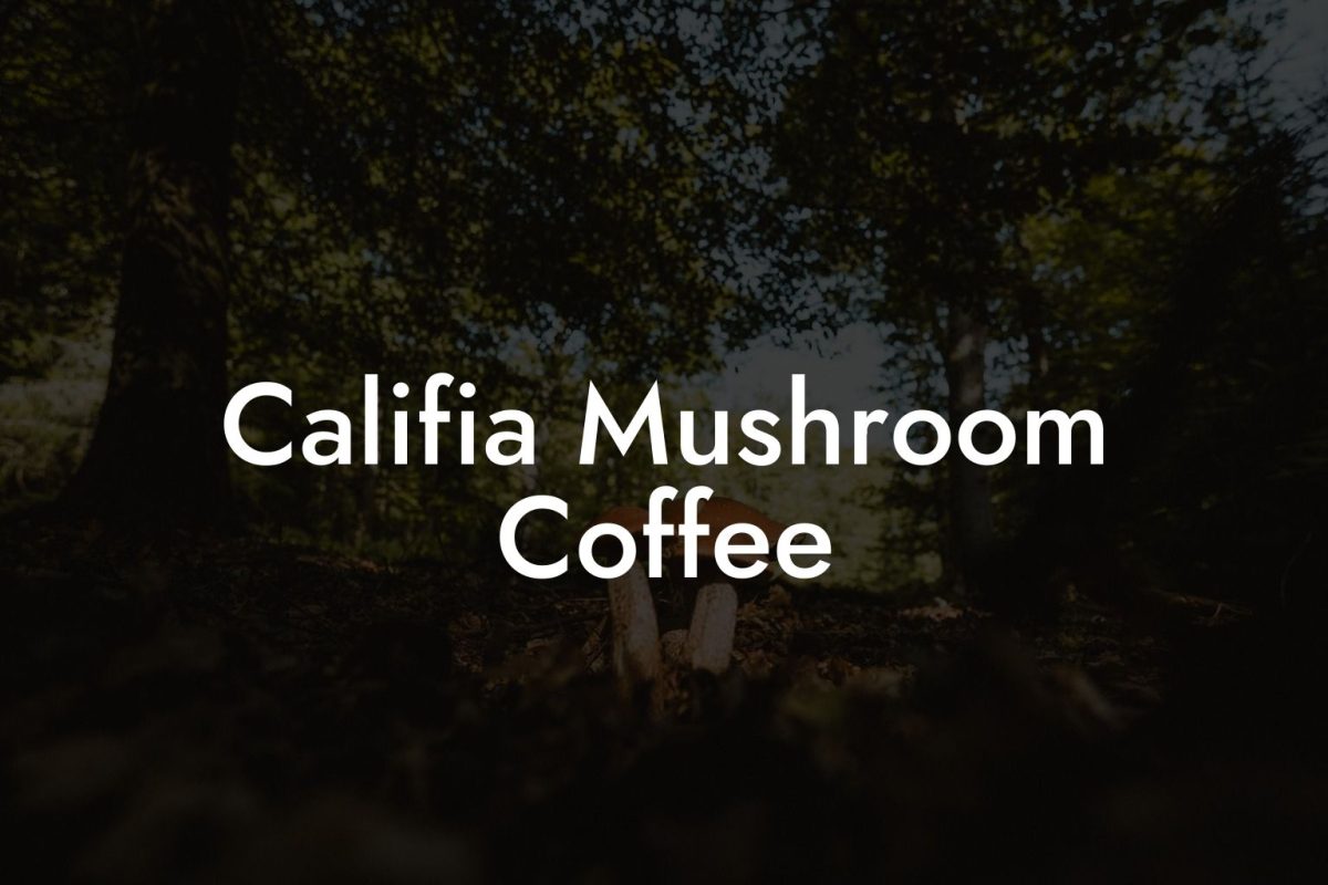 Califia Mushroom Coffee