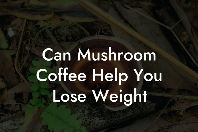 Can Mushroom Coffee Help You Lose Weight Mr Mushroom