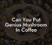 Can You Put Genius Mushroom In Coffee