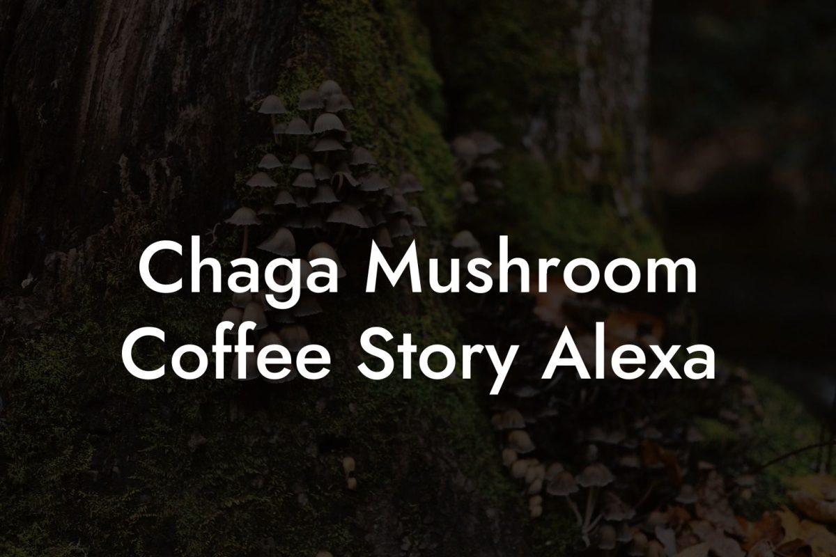 Chaga Mushroom Coffee Story Alexa