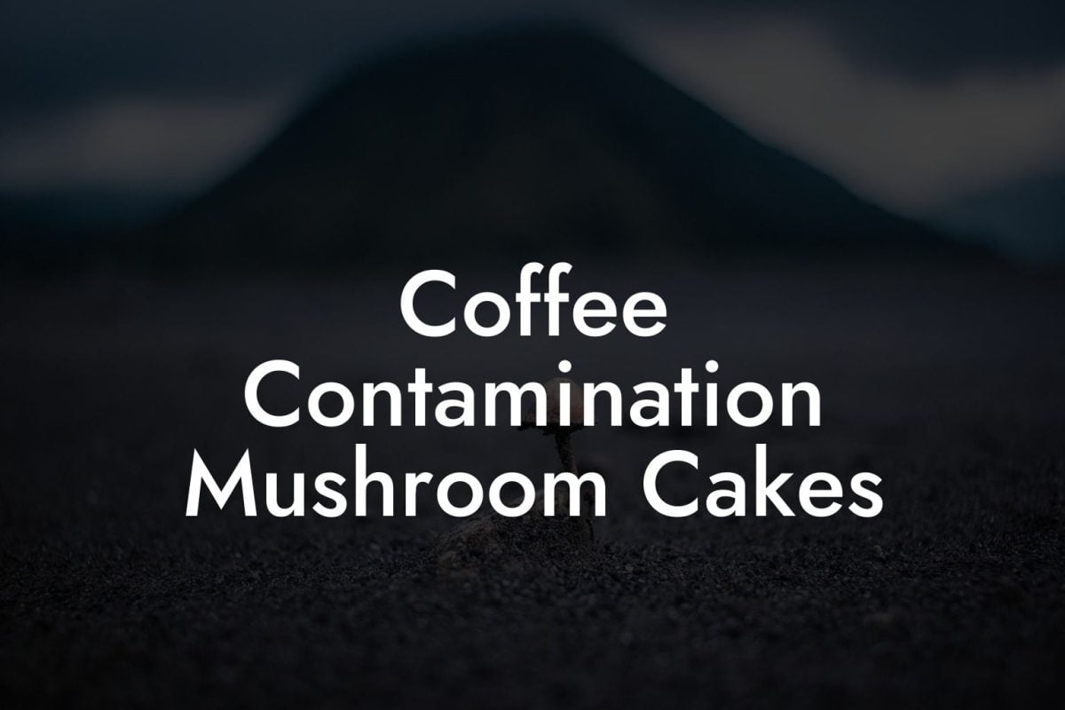 Coffee Contamination Mushroom Cakes