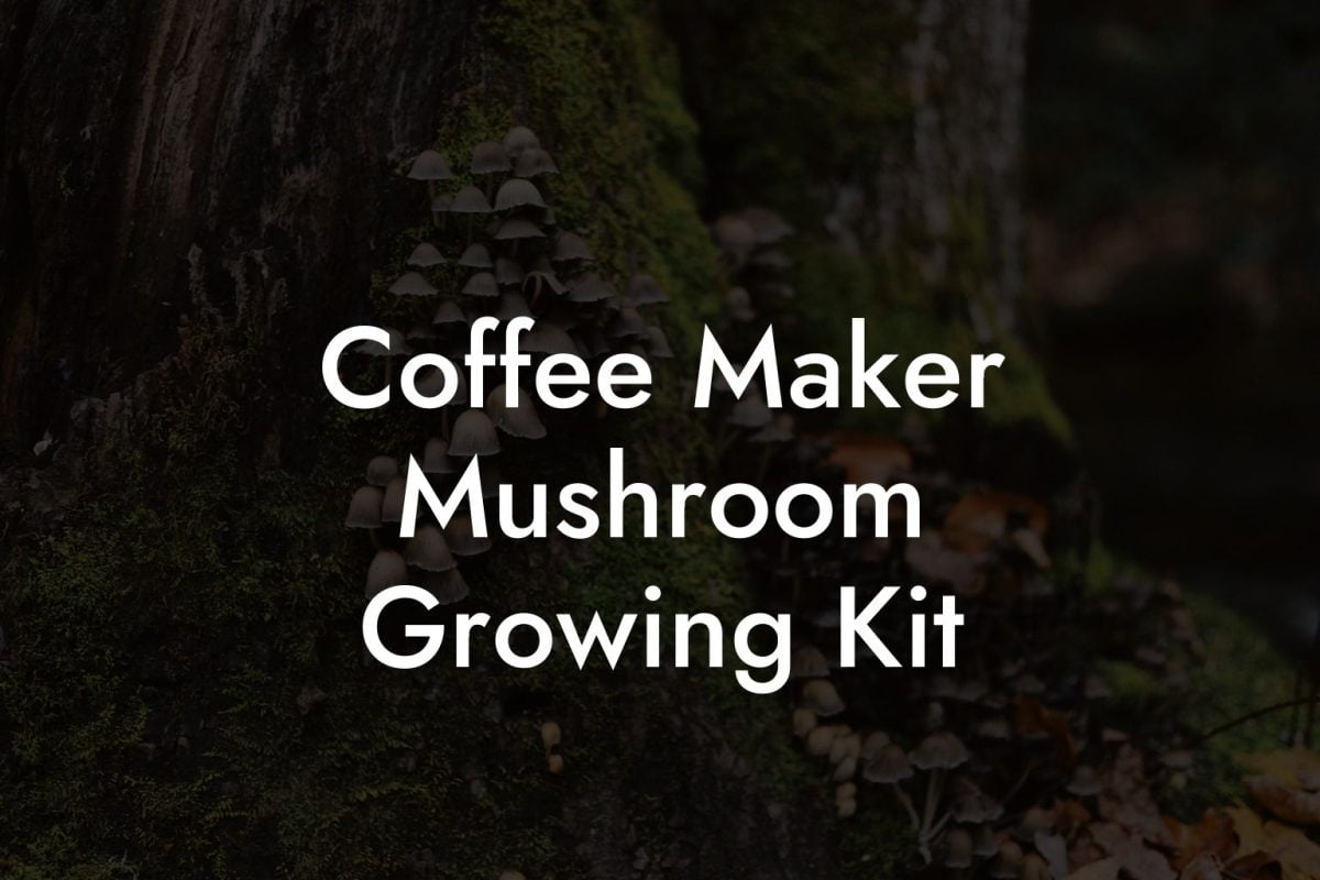 Coffee Maker Mushroom Growing Kit