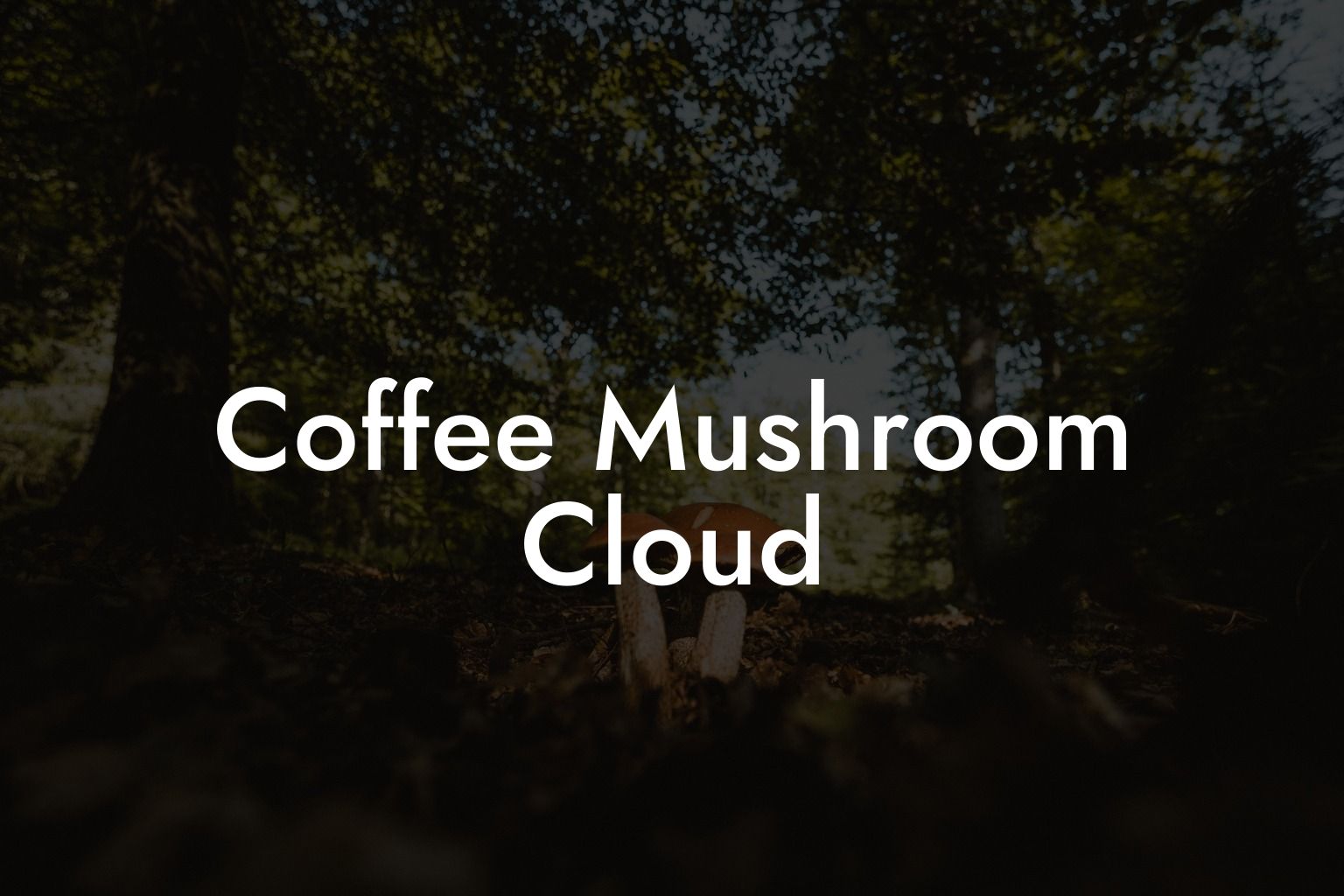 Coffee Mushroom Cloud