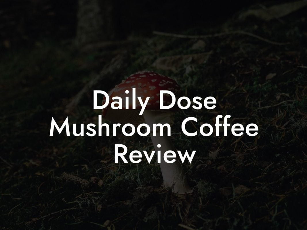 Daily Dose Mushroom Coffee Review