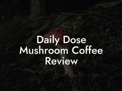 Daily Dose Mushroom Coffee Review Mr Mushroom