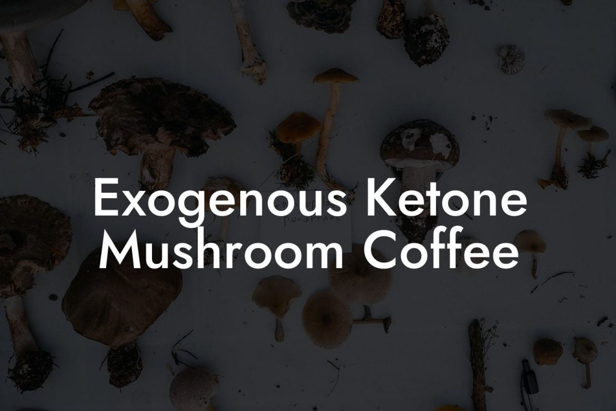 Exogenous Ketone Mushroom Coffee