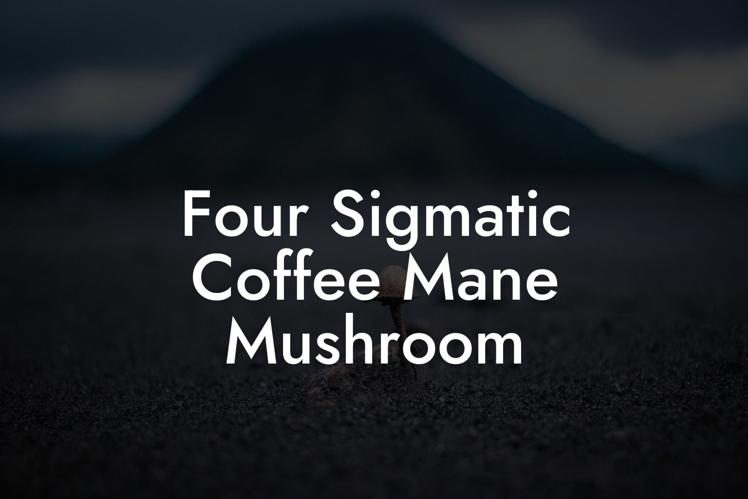 Four Sigmatic Coffee Mane Mushroom