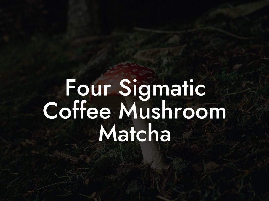 Four Sigmatic Coffee Mushroom Matcha
