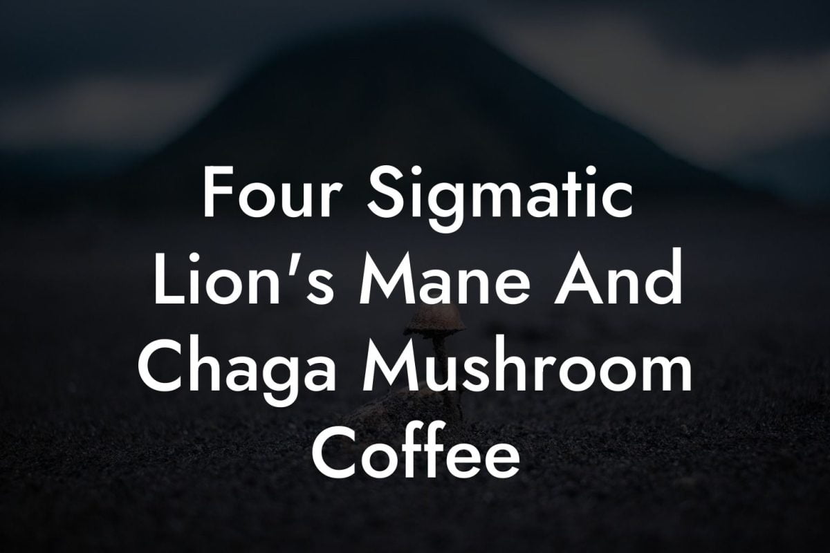 Four Sigmatic Lion's Mane And Chaga Mushroom Coffee