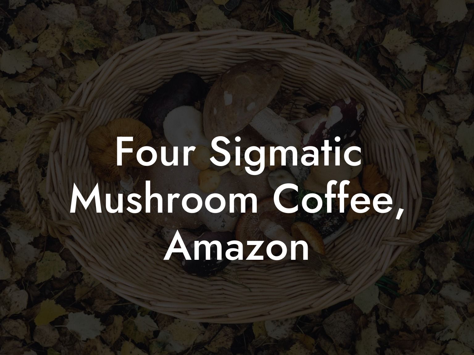 Four Sigmatic Mushroom Coffee Amazon