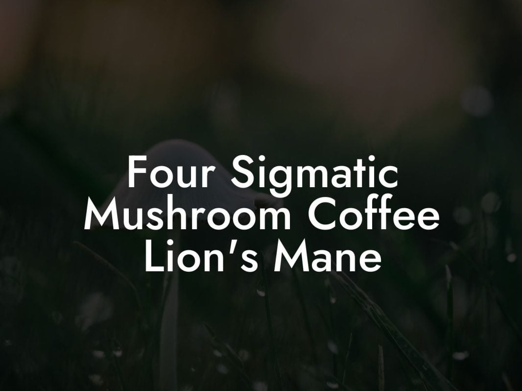 Four Sigmatic Mushroom Coffee Lion's Mane