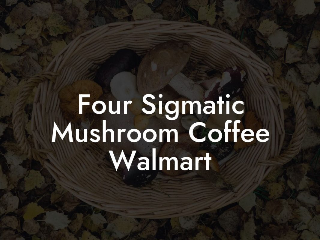 Four Sigmatic Mushroom Coffee Walmart