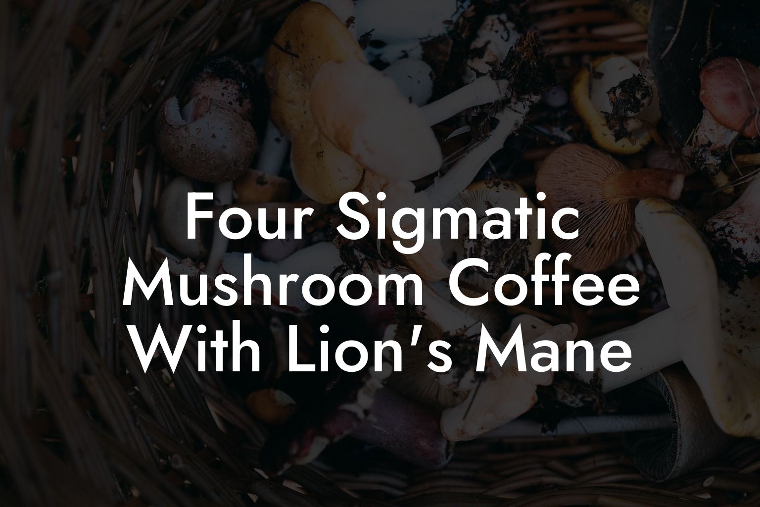 Four Sigmatic Mushroom Coffee With Lion's Mane