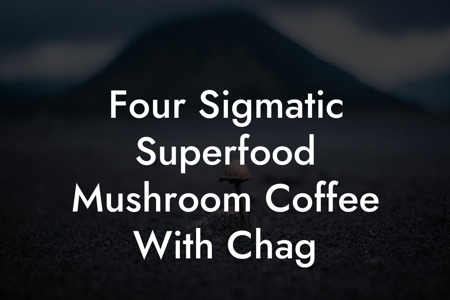 Four Sigmatic Superfood Mushroom Coffee With Chag