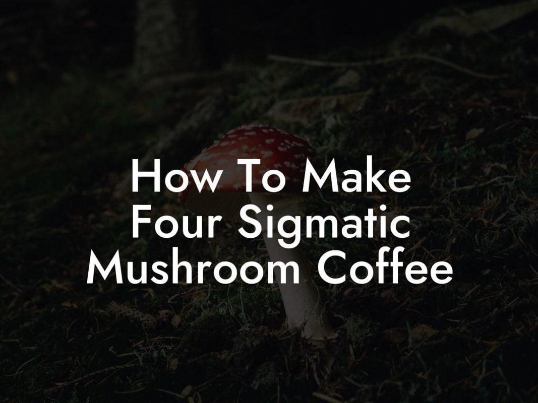 How To Make Four Sigmatic Mushroom Coffee