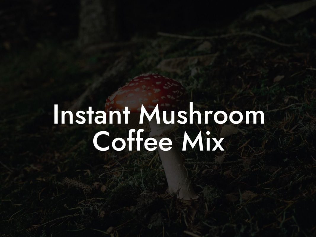 Instant Mushroom Coffee Mix