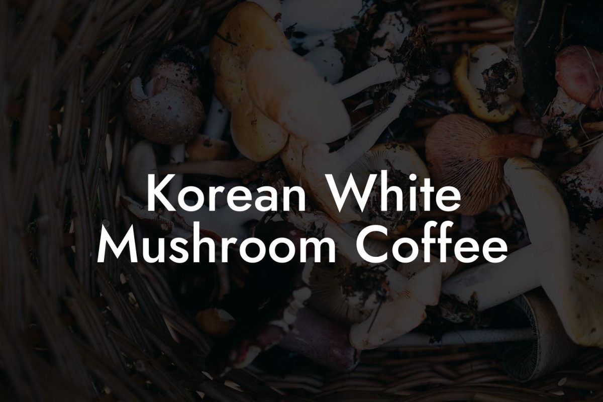 Korean White Mushroom Coffee