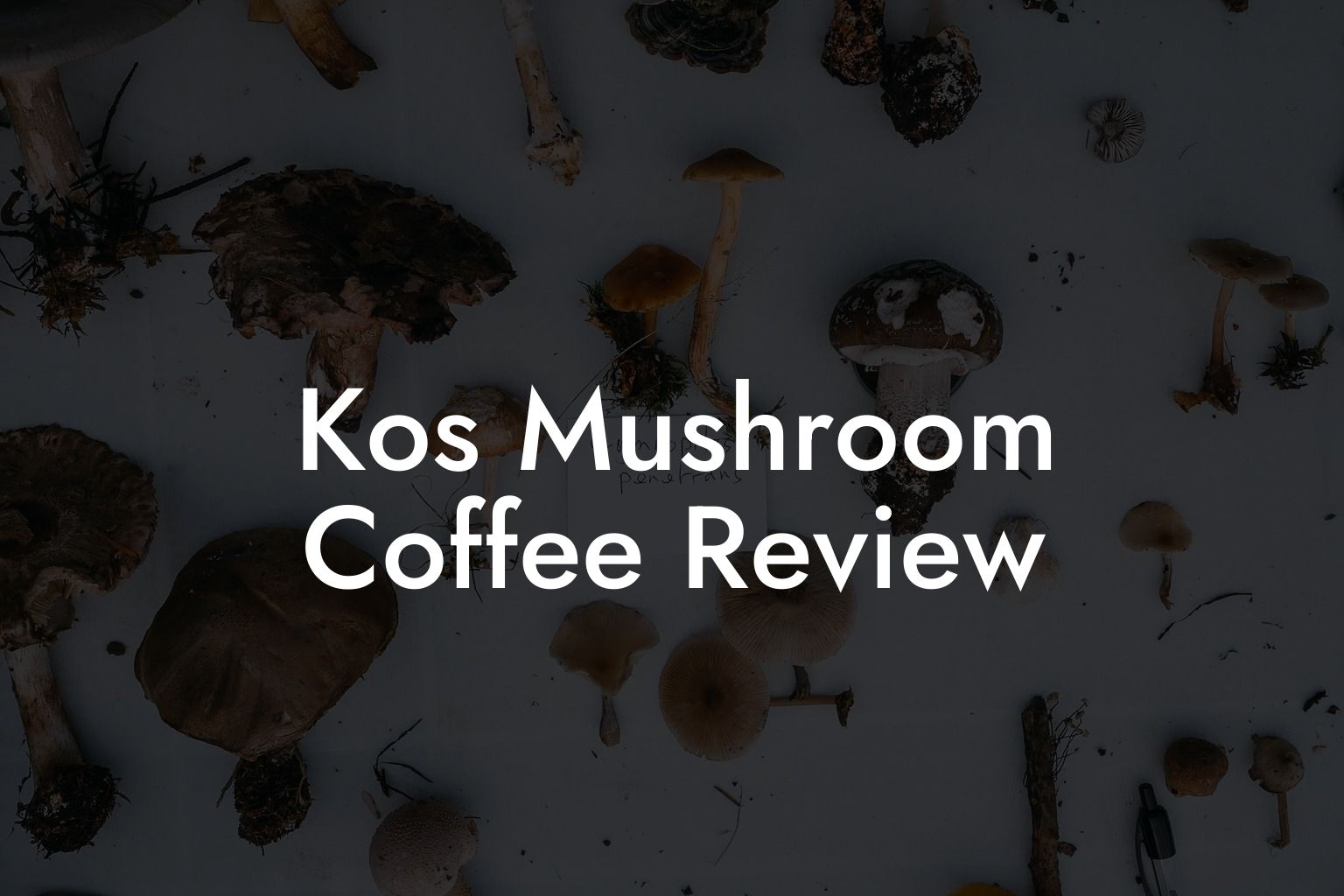 Kos Mushroom Coffee Review