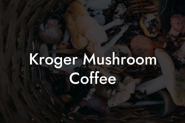 Kroger Mushroom Coffee - Mr Mushroom