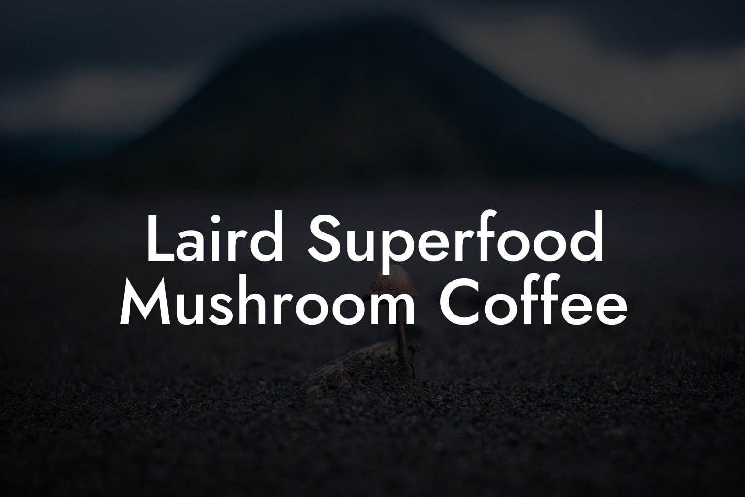 Laird Superfood Mushroom Coffee