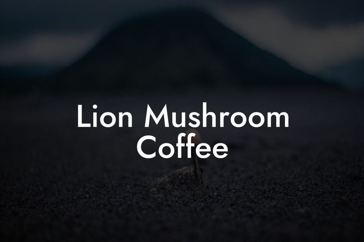 Lion Mushroom Coffee