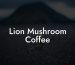 Lion Mushroom Coffee