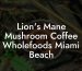 Lion's Mane Mushroom Coffee Wholefoods Miami Beach