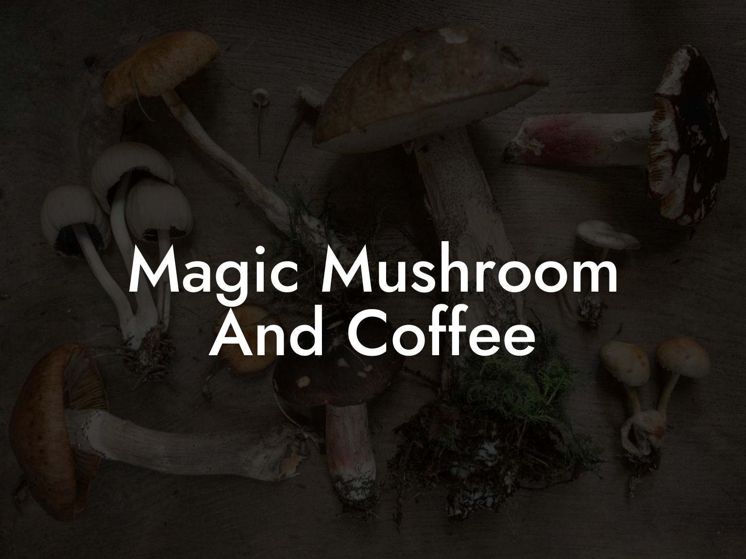 Magic Mushroom And Coffee