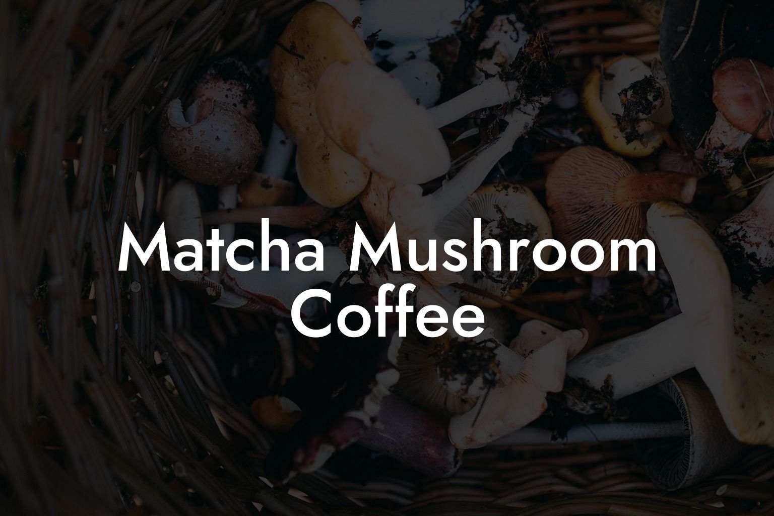 Matcha Mushroom Coffee