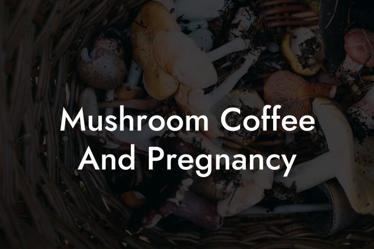 Mushroom Coffee And Pregnancy Mr Mushroom