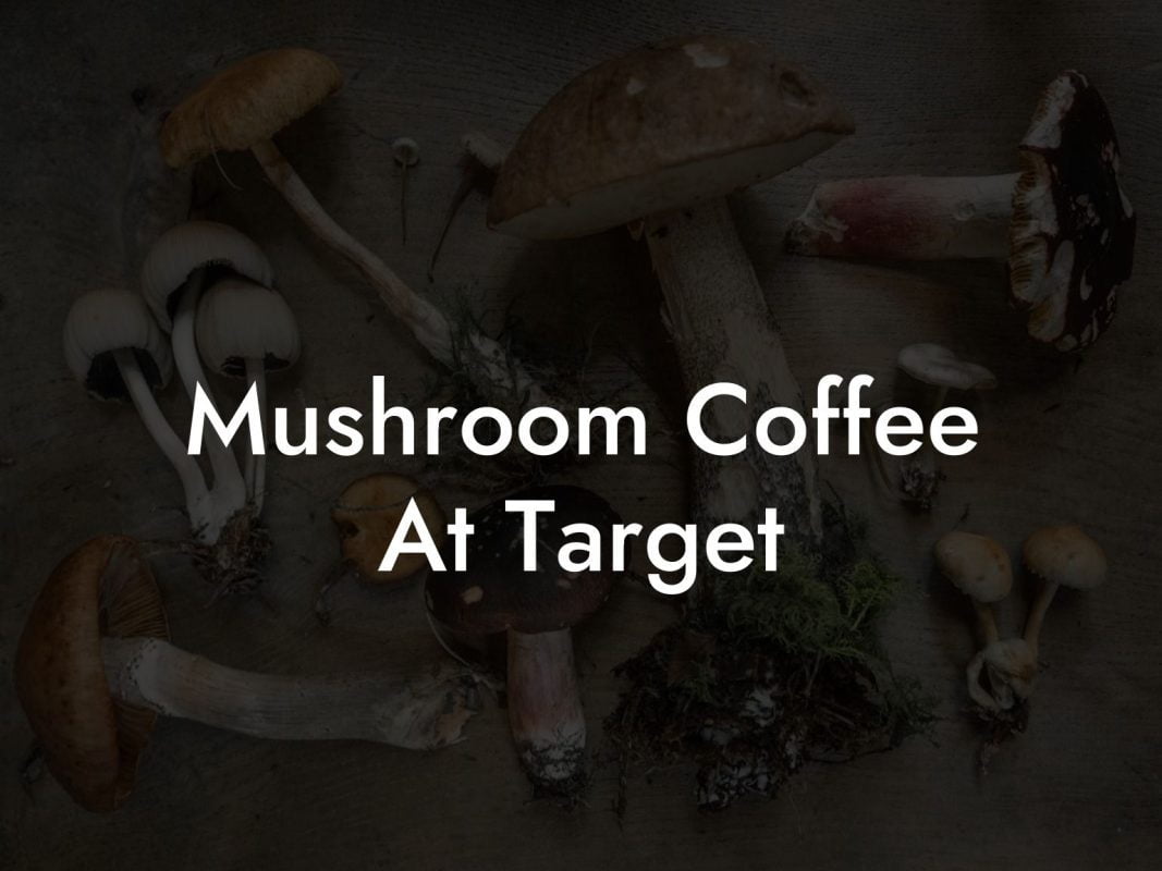 Mushroom Coffee At Target