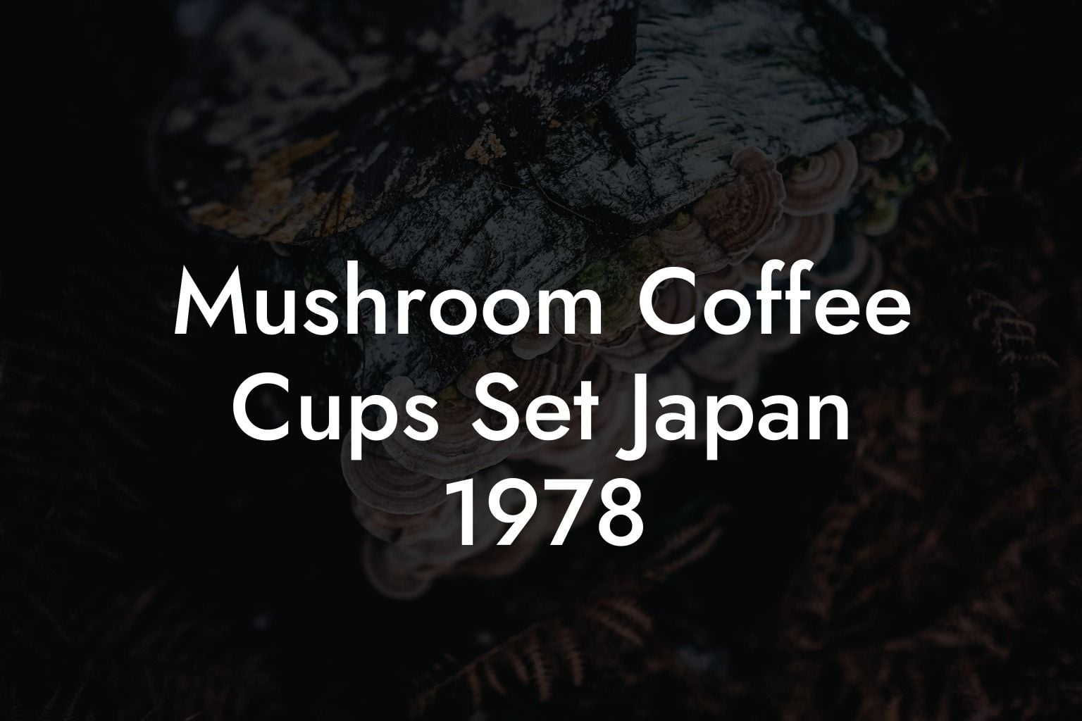 Mushroom Coffee Cups Set Japan 1978