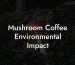 Mushroom Coffee Environmental Impact
