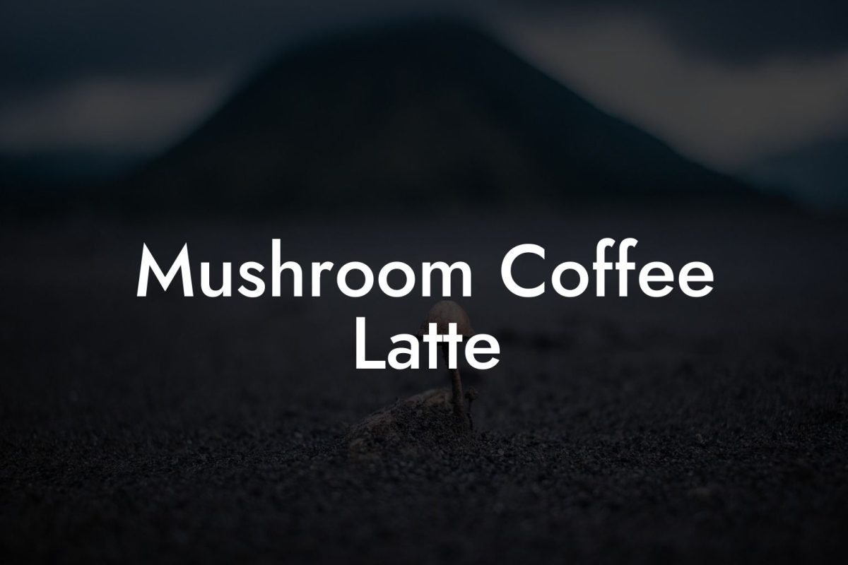 Mushroom Coffee Latte