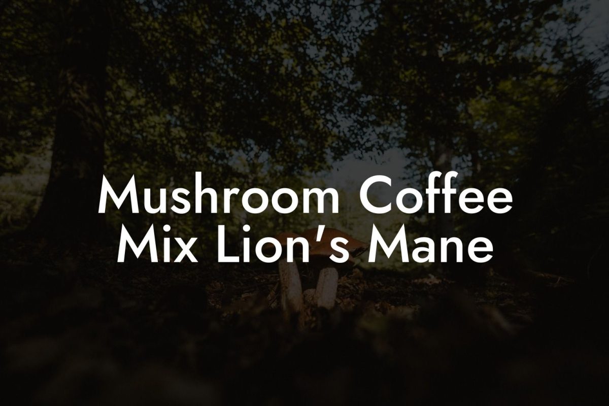 Mushroom Coffee Mix Lion's Mane