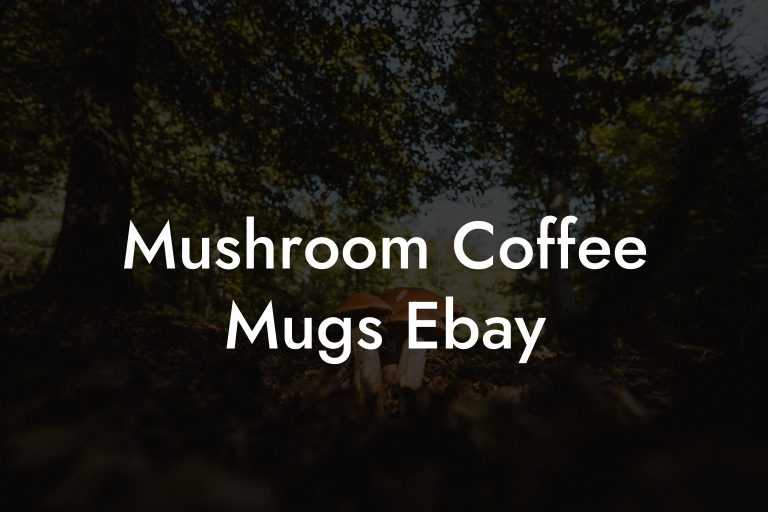 Mushroom Coffee Mugs Ebay Mr Mushroom