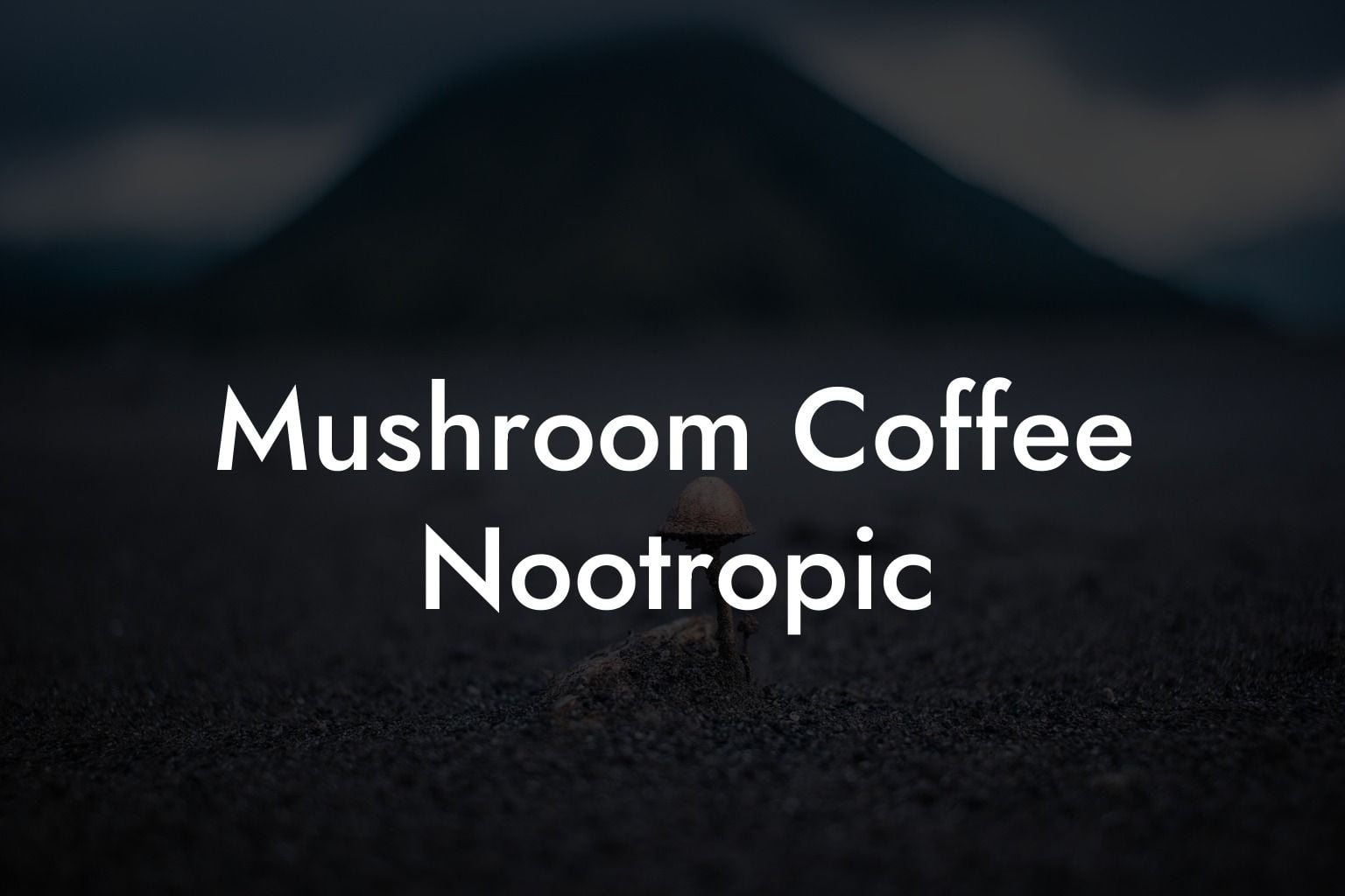 Mushroom Coffee Nootropic