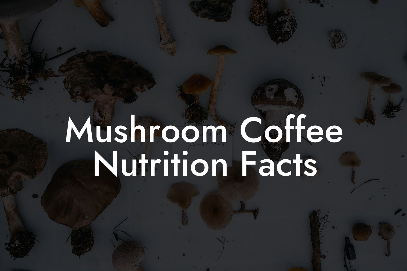 Mushroom Coffee Nutrition Facts