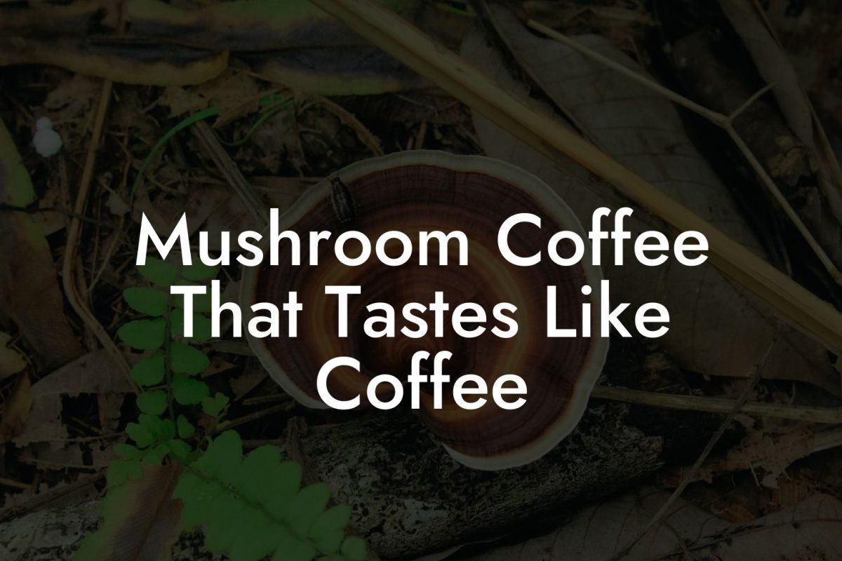 Mushroom Coffee That Tastes Like Coffee