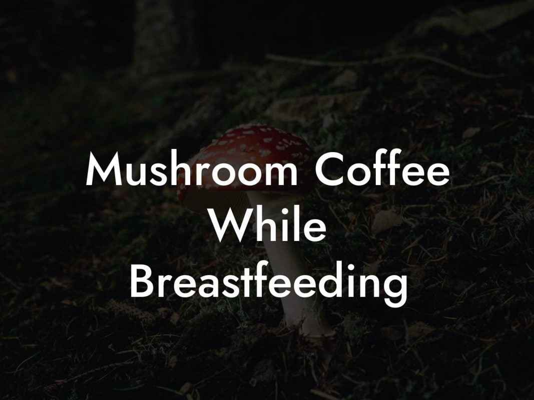 Mushroom Coffee While Breastfeeding
