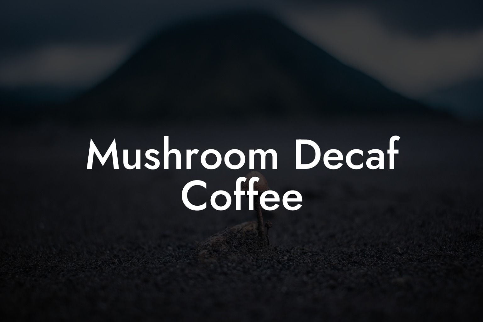 Mushroom Decaf Coffee