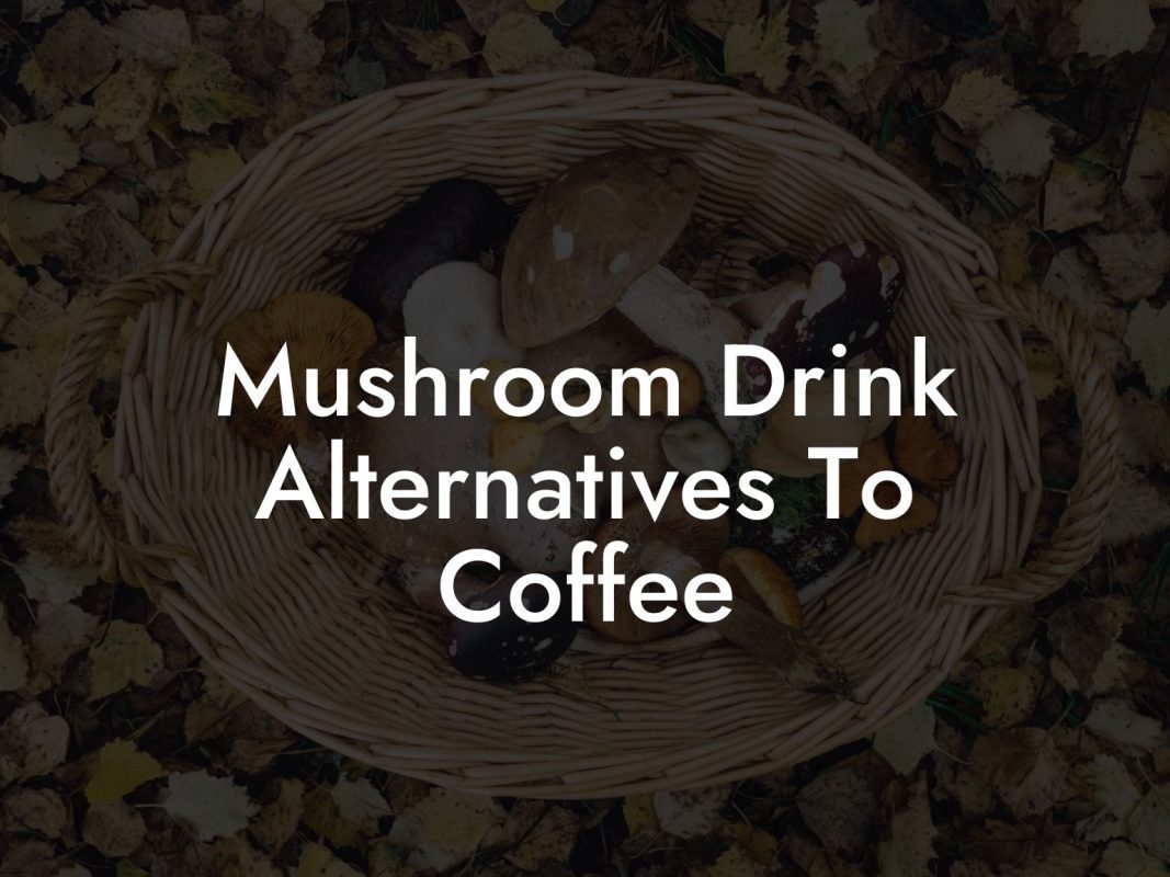 Mushroom Drink Alternatives To Coffee