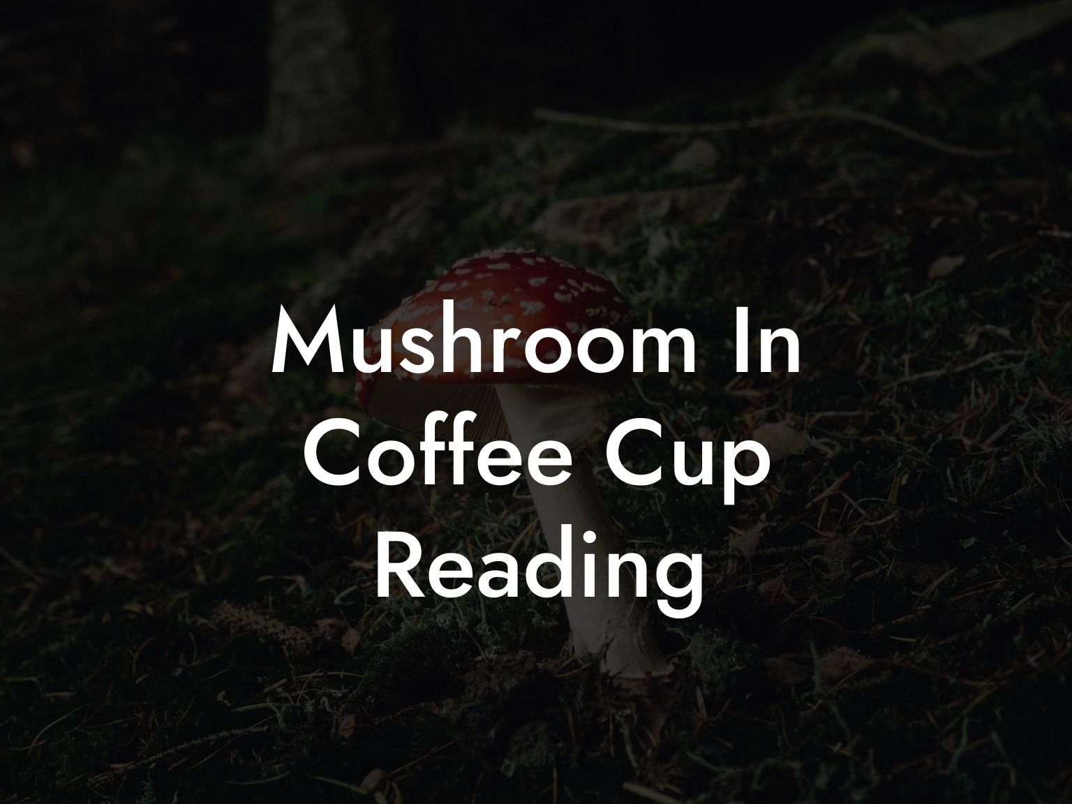 Mushroom In Coffee Cup Reading