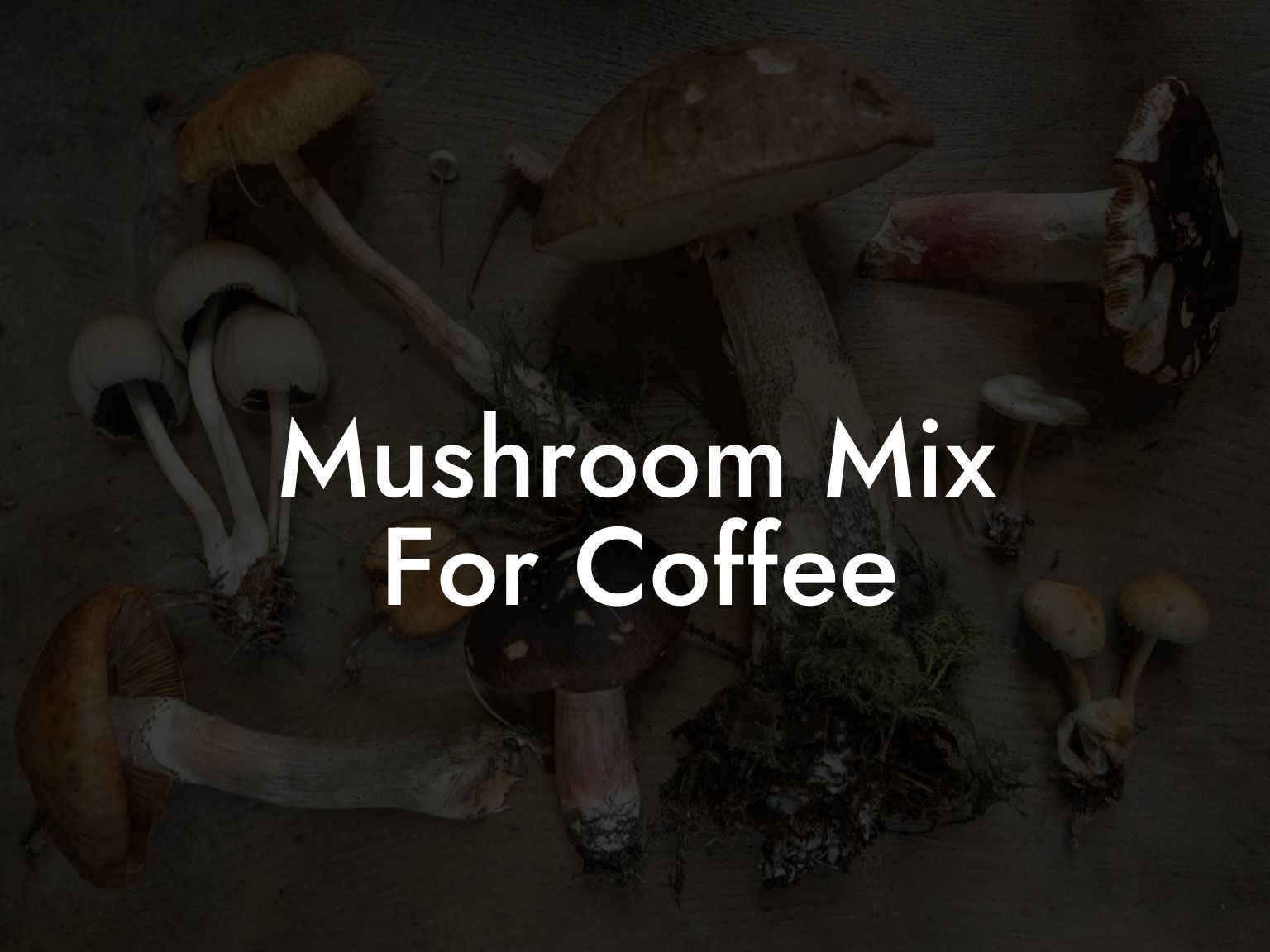 Mushroom Mix For Coffee