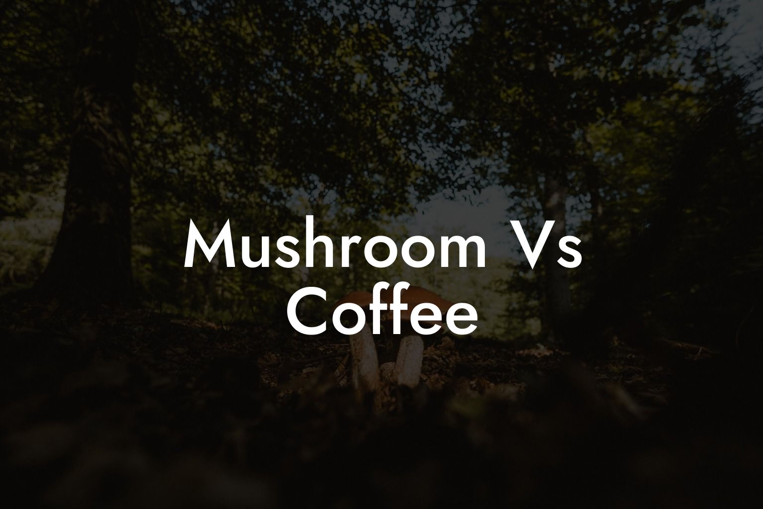 Mushroom Vs Coffee