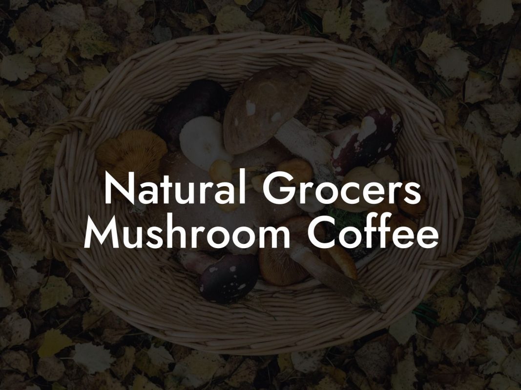 Natural Grocers Mushroom Coffee