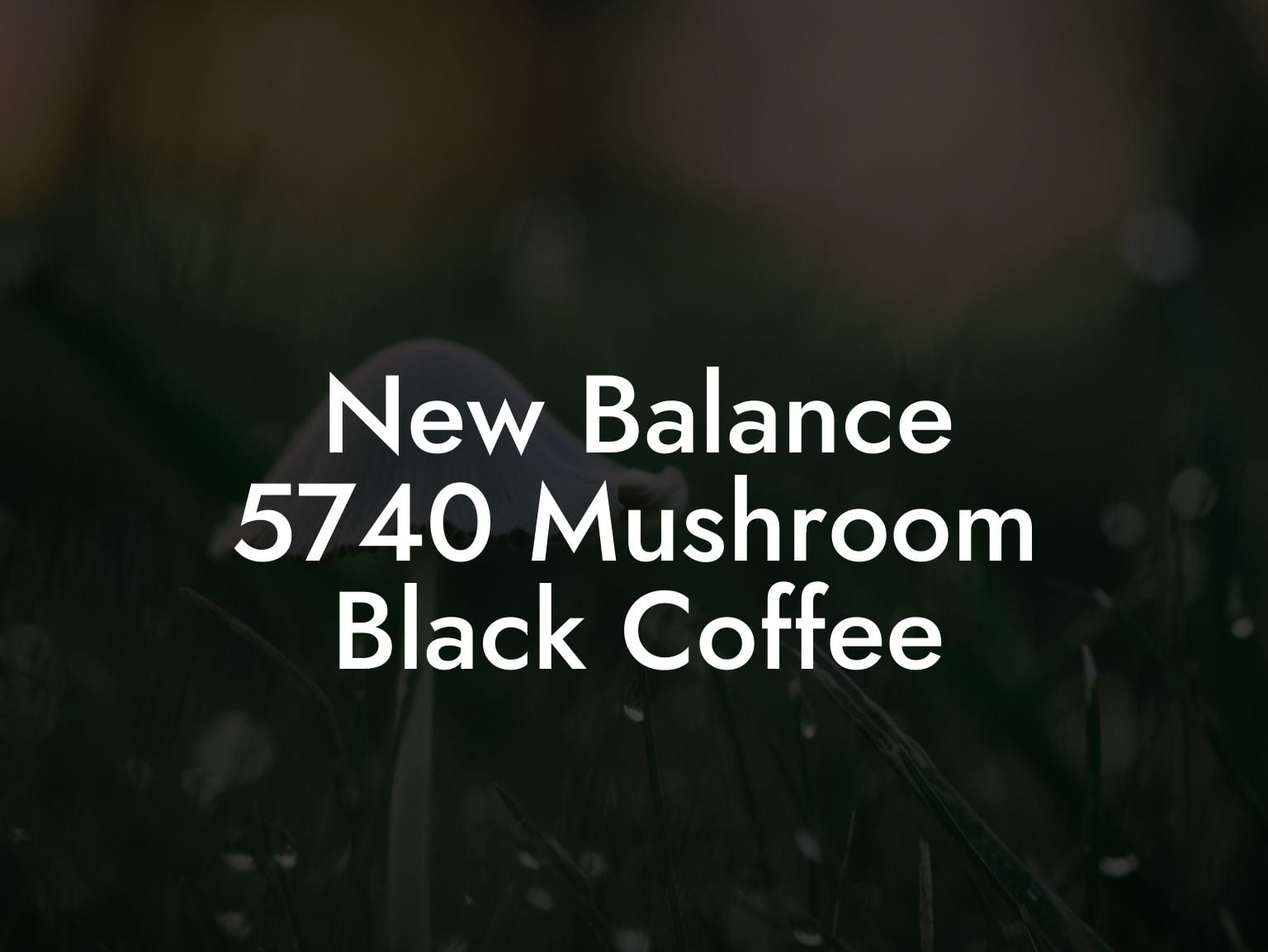 New Balance 5740 Mushroom Black Coffee